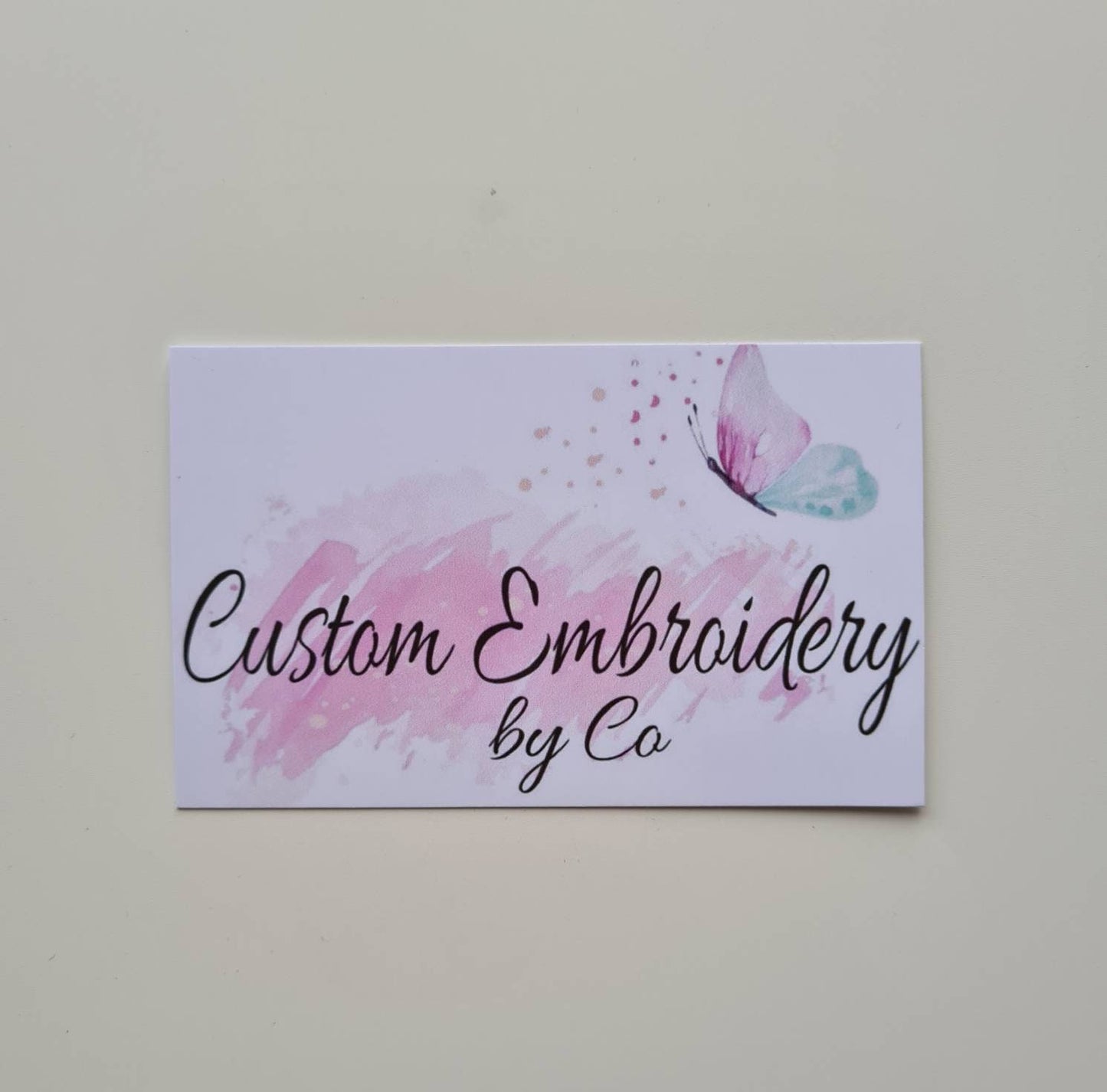 Personalised gloss business cards, small business tools, handmade cards, own logo, custom made cards, card printing, business stationery