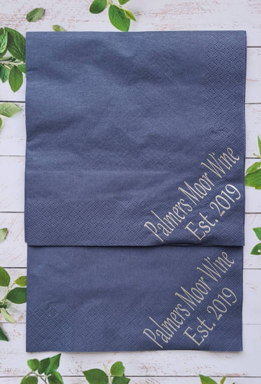 Blue Personalised napkins, party supplies, custom napkins, wedding napkins, serviettes, birthday, christening, anniversary, bar mitzvah